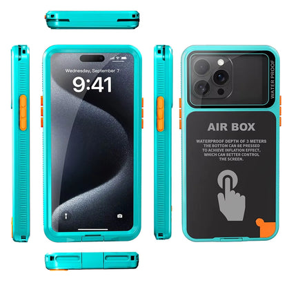 Vanntett universaltui for telefon maks. 6,1 tommer, ShellBox, AirBox, blå
