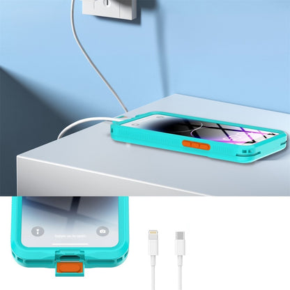 Vanntett universaltui for telefon maks. 6,1 tommer, ShellBox, AirBox, blå