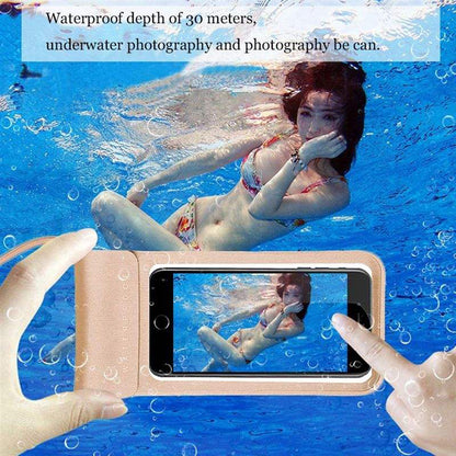 Vanntett universaltui for telefon maks. 6,8 tommer, Techsuit, TWC1, svart