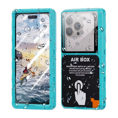 Vanntett universaltui for telefon maks. 6,9 tommer, ShellBox, AirBox, Blå