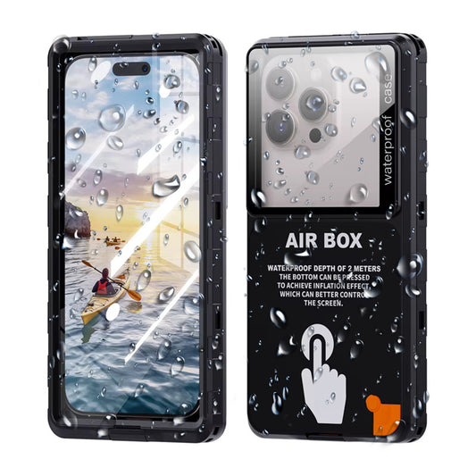 Universelt vanntett deksel for telefon maks. 6,9 tommer, ShellBox, AirBox, svart