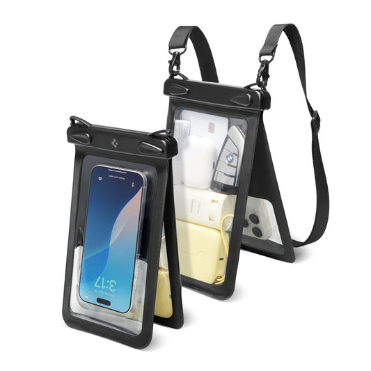 Vanntett Universalt Telefonetui for maks. 6.9 tommer, Spigen, A603, Svart ACS09745