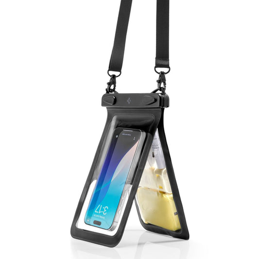 Vanntett Universalt Telefonetui for maks. 6.9 tommer, Spigen, A603, Svart ACS09745