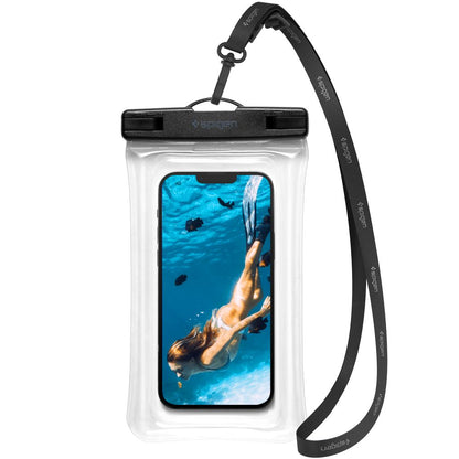 Universal vanntett deksel for telefon maks. 6,9 tommer, Spigen, A610, Transparent AMP04530