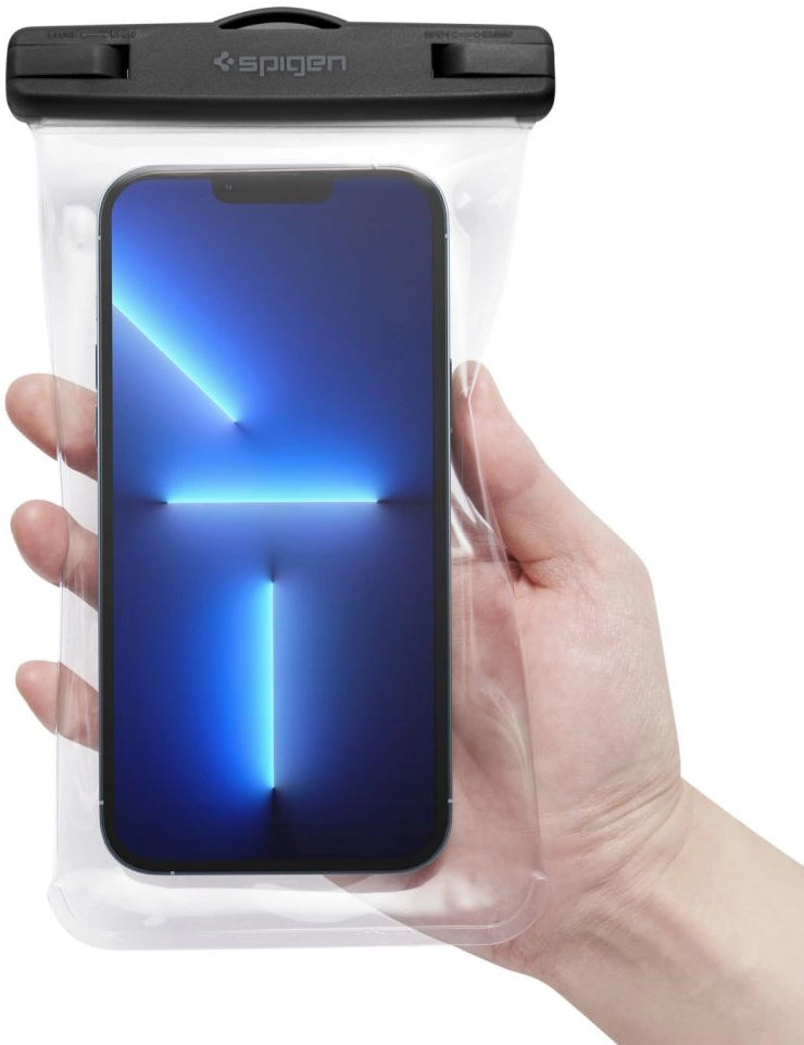 Vanntett Universalt Telefonetui for maks. 8,2 tommer, Spigen, A601, Gjennomsiktig