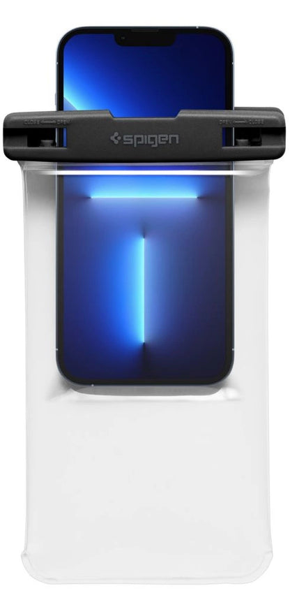 Vanntett Universalt Telefonetui for maks. 8,2 tommer, Spigen, A601, Gjennomsiktig