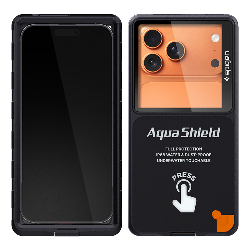 Universelt vanntett deksel Spigen, Aqua Shield A604, svart ACS11675