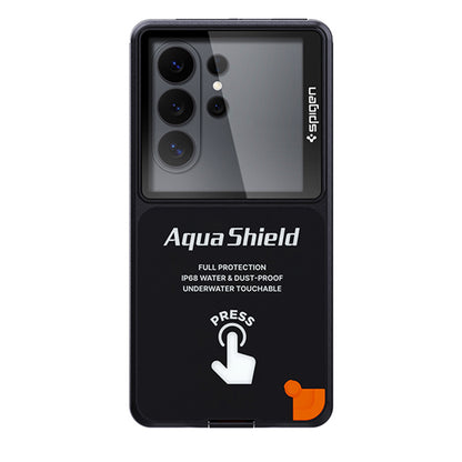 Universelt vanntett deksel Spigen, Aqua Shield A604, svart ACS11675
