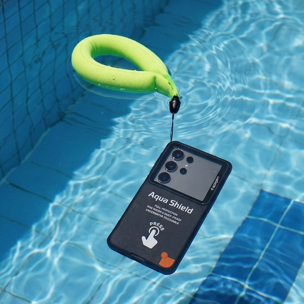 Universelt vanntett deksel Spigen, Aqua Shield A604, svart ACS11675