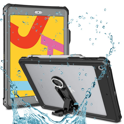 Vanntett deksel for Apple iPad 10.2 (2021) / 10.2 (2020) / 10.2 (2019), ShellBox, svart