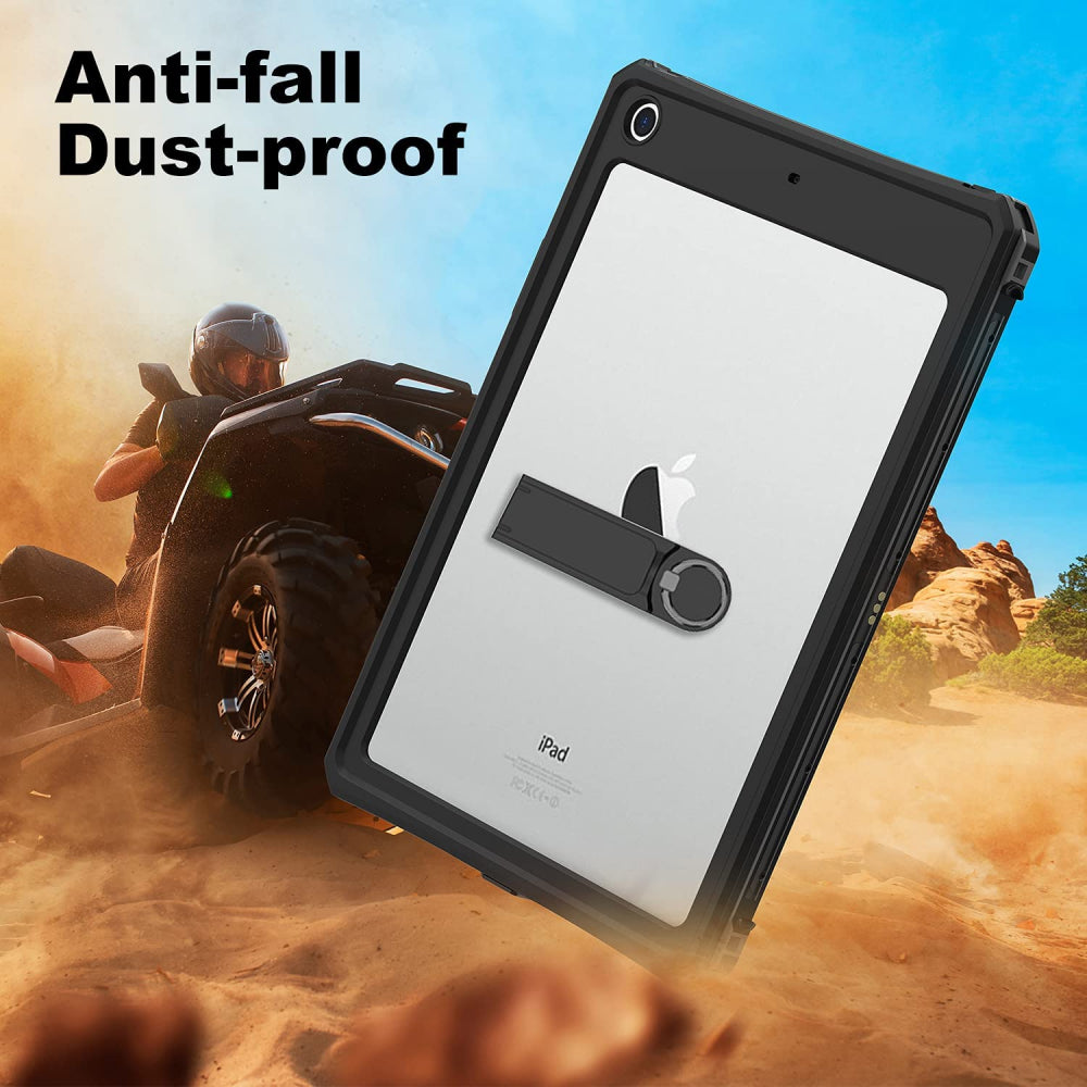 Vanntett deksel for Apple iPad 10.2 (2021) / 10.2 (2020) / 10.2 (2019), ShellBox, svart