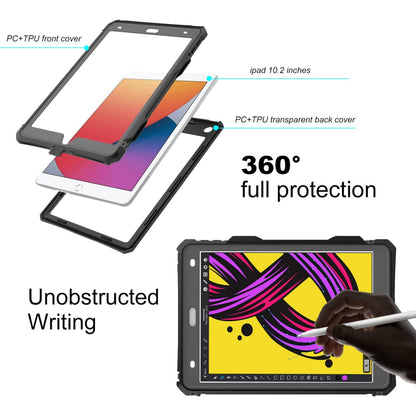 Vanntett deksel for Apple iPad 10.2 (2021) / 10.2 (2020) / 10.2 (2019), ShellBox, svart