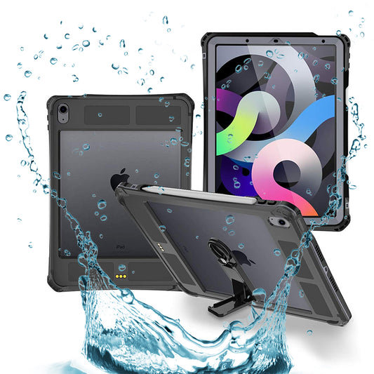 Vanntett deksel for Apple iPad Air (2022) / Air (2020), ShellBox, svart