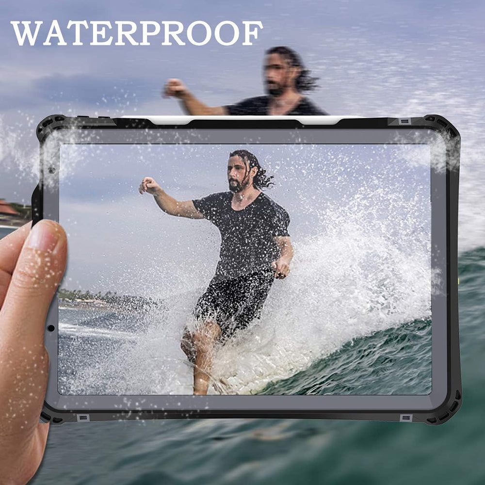 Vanntett deksel for Apple iPad Air (2022) / Air (2020), ShellBox, svart