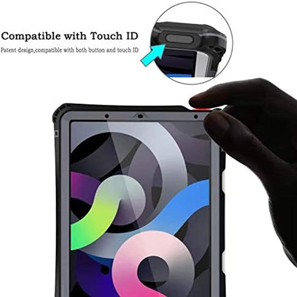 Vanntett deksel for Apple iPad Air (2022) / Air (2020), ShellBox, svart