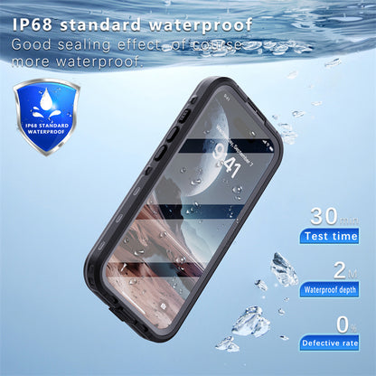 Vanntett deksel for Apple iPhone 16, ShellBox, svart