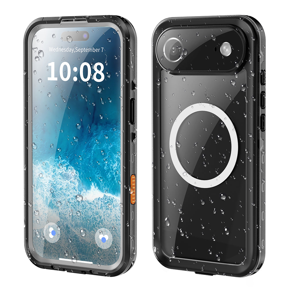Vanntett deksel for Apple iPhone 17 Air, ShellBox, Svart