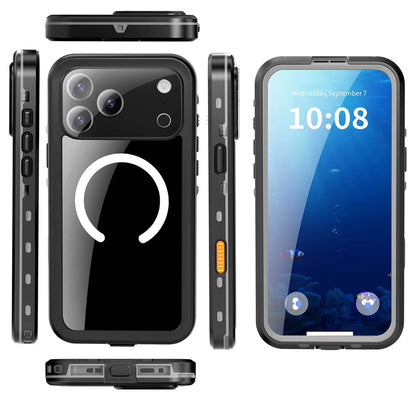 Vanntett deksel for Apple iPhone 18 Pro / 17 Pro, ShellBox, svart