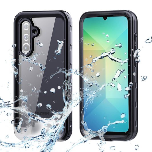 Vanntett deksel for Samsung Galaxy A26 A266, ShellBox, svart