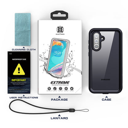 Vanntett deksel for Samsung Galaxy A26 A266, ShellBox, svart