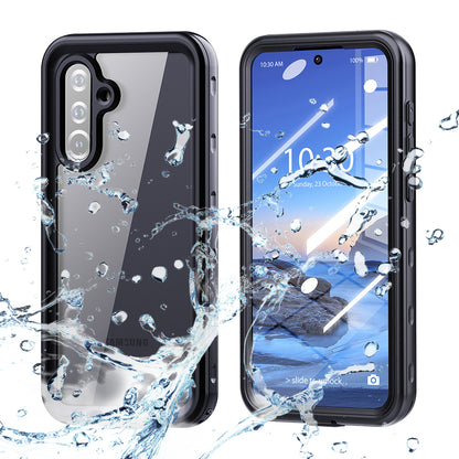 Vanntett deksel for Samsung Galaxy A36 A366, ShellBox, svart
