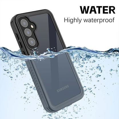 Vanntett deksel for Samsung Galaxy A55 5G A556, ShellBox, svart