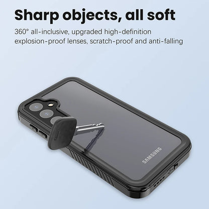 Vanntett deksel for Samsung Galaxy A55 5G A556, ShellBox, svart