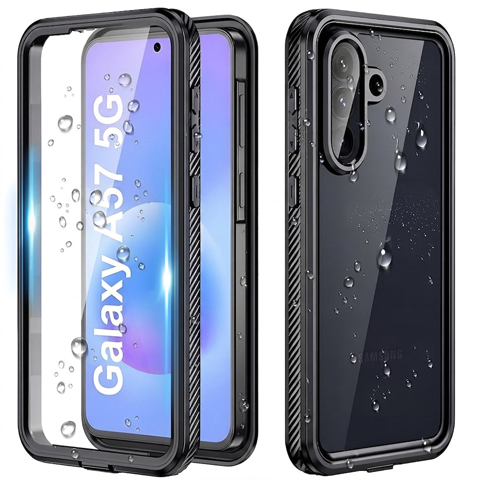 Vanntett deksel for Samsung Galaxy A57 5G, ShellBox, svart