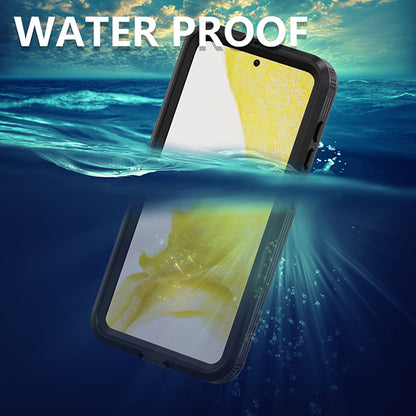 Vanntett deksel for Samsung Galaxy S23+ S916, ShellBox, svart