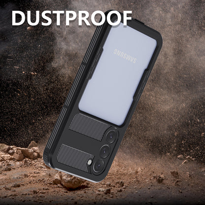 Vanntett deksel for Samsung Galaxy S23+ S916, ShellBox, svart