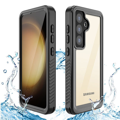 Vanntett deksel for Samsung Galaxy S24+ S926, ShellBox, svart