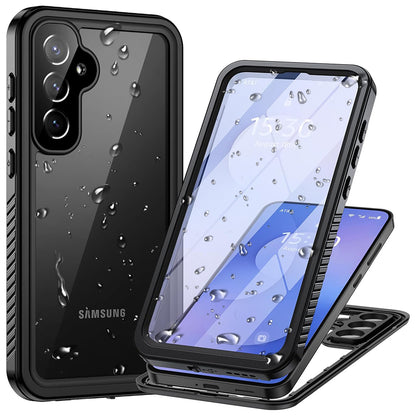 Vanntett deksel for Samsung Galaxy S25 FE, ShellBox, Svart