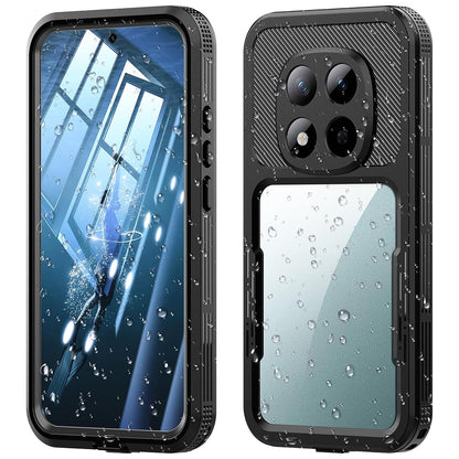 Vanntett deksel for Xiaomi Redmi Note 15 Pro 5G, ShellBox, svart