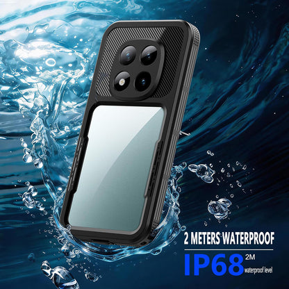 Vanntett deksel for Xiaomi Redmi Note 15 Pro 5G, ShellBox, svart