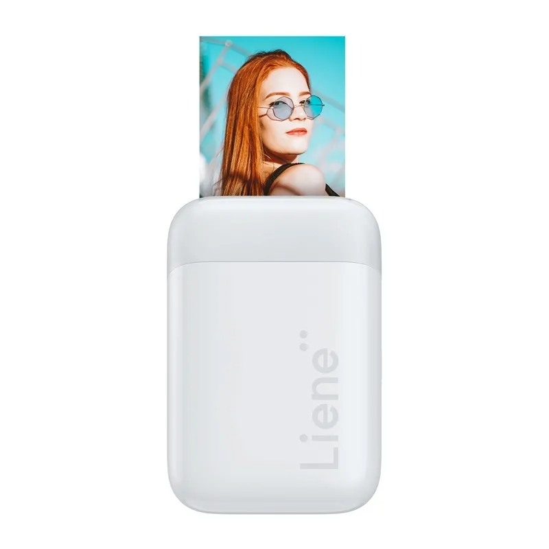 Bærbar fotoprinter Liene Pearl 2x3, hvit