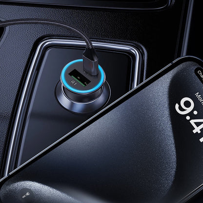 Bilader Acefast B16, 95W, 3.25A, 1 x USB-A - 1 x USB-C, Grå