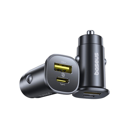 Bilader Baseus GoTrip, 30W, 3A, 1 x USB-A - 1 x USB-C, Svart
