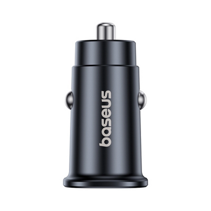 Bilader Baseus GoTrip, 30W, 3A, 2 x USB-C, Svart
