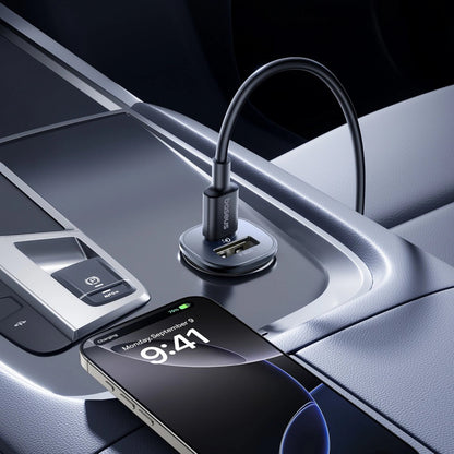 Bilader Baseus GoTrip, 30W, 3A, 1 x USB-A - 1 x USB-C, Svart