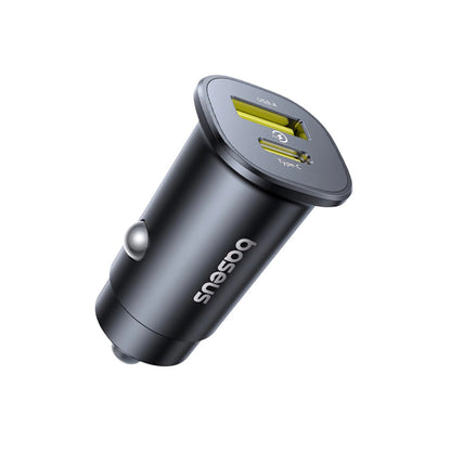 Bilader Baseus GoTrip, 30W, 3A, 1 x USB-A - 1 x USB-C, Svart