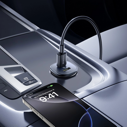 Bilader Baseus GoTrip, 30W, 3A, 2 x USB-C, Svart