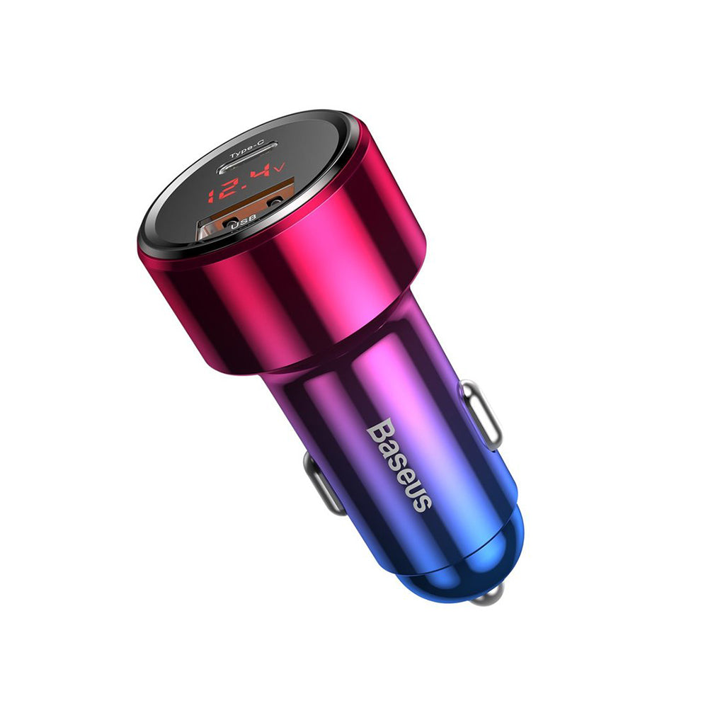 Baseus Magic Display Series billader, 45W, 5A, 1 x USB-A - 1 x USB-C, Flerfarget CCMLC20C-09