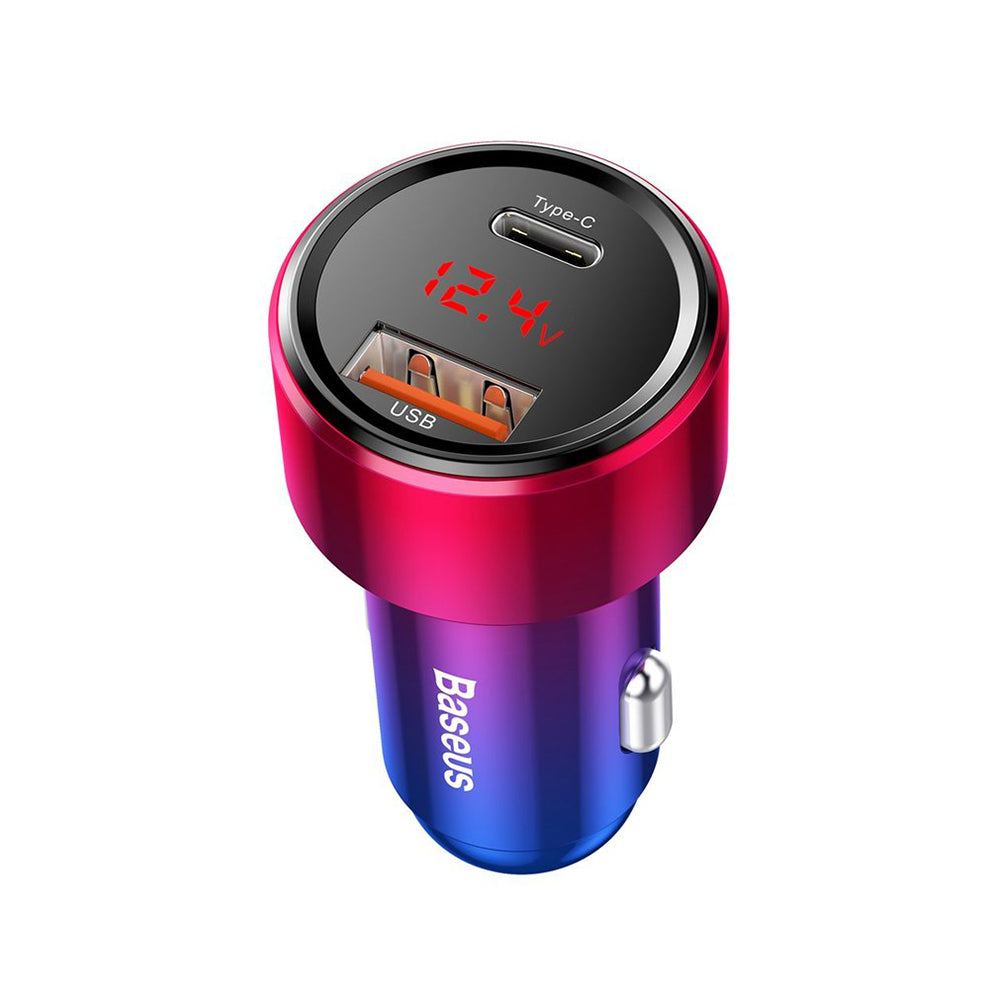Baseus Magic Display Series billader, 45W, 5A, 1 x USB-A - 1 x USB-C, Flerfarget CCMLC20C-09