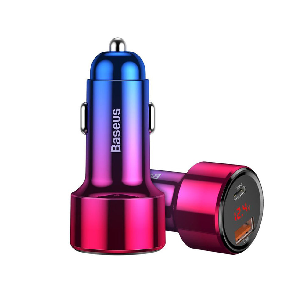 Baseus Magic Display Series billader, 45W, 5A, 1 x USB-A - 1 x USB-C, Flerfarget CCMLC20C-09