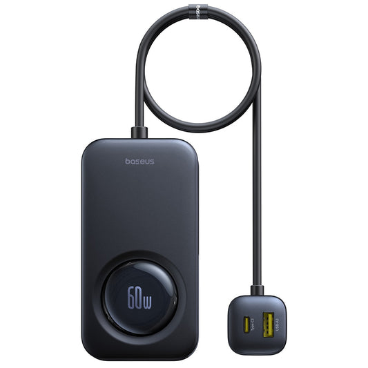 Bilader Baseus PrimeTrip VW1, 105W, 3A, 3 x USB-A - 2 x USB-C, Svart C00069000121-00