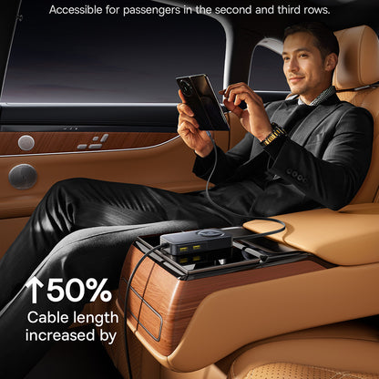 Bilader Baseus PrimeTrip VW1, 105W, 3A, 3 x USB-A - 2 x USB-C, Svart C00069000121-00