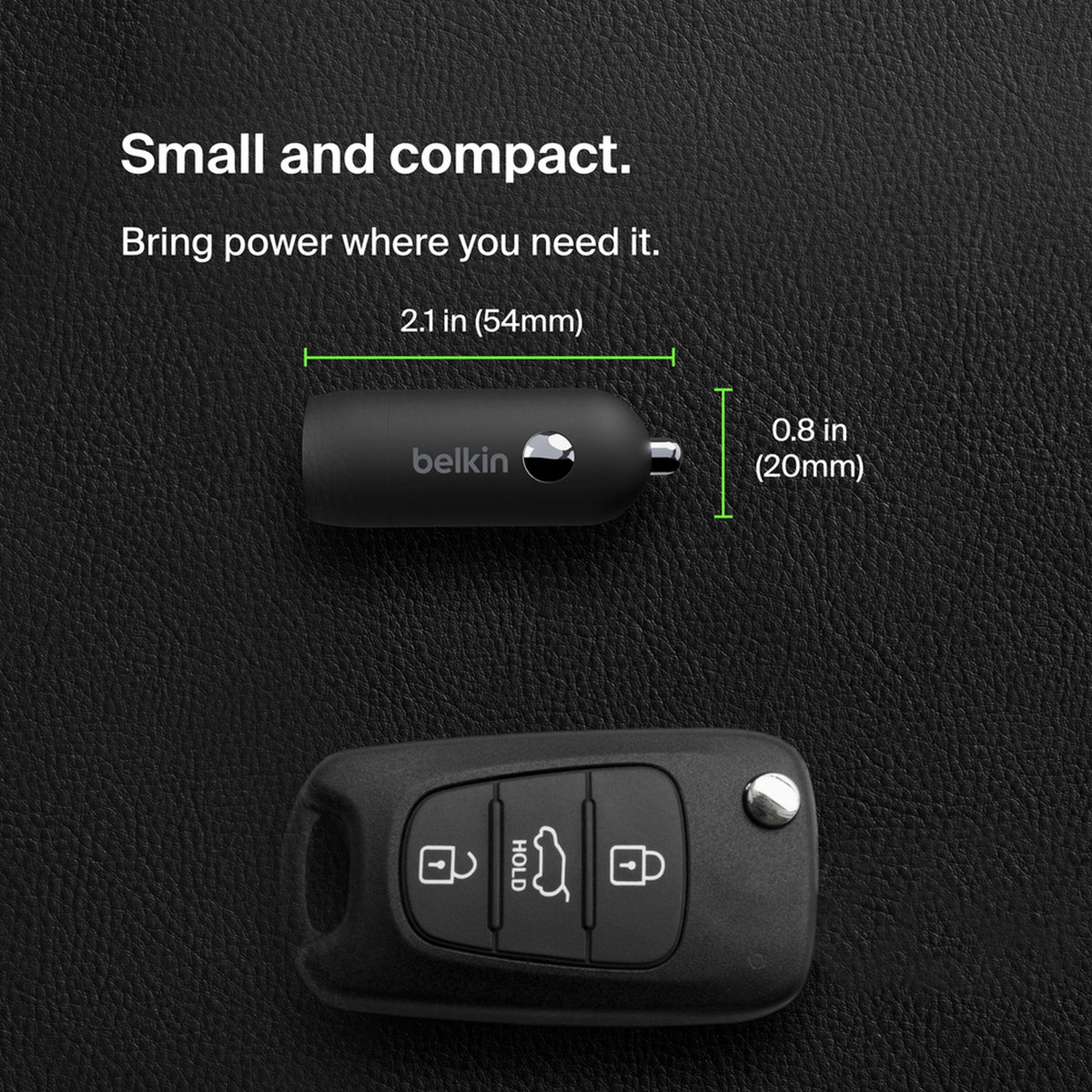 Belkin BoostCharge billader, 30W, 3A, 1 x USB-C, svart CCA004btBK
