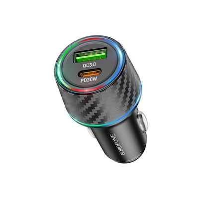 Bilader Borofone BZ21 Brilliant, 48W, 3A, 1 x USB-A - 1 x USB-C, Svart