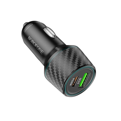 Bilader Borofone BZ21 Brilliant, 48W, 3A, 1 x USB-A - 1 x USB-C, Svart