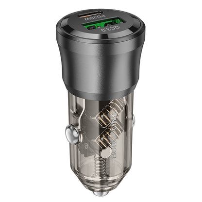 Bilader Borofone BZ25 Journey, 38W, 3A, 1 x USB-A - 1 x USB-C, Svart